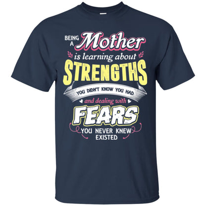 Being A Mom Means Mommy T-shirt Navy