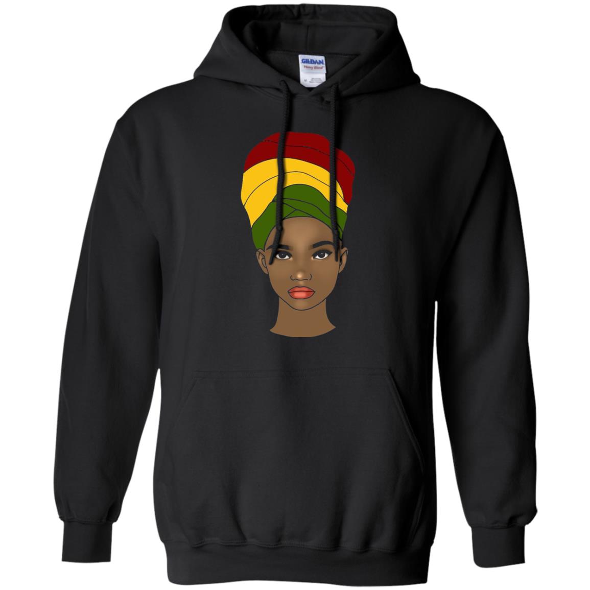 Melanin Rocks African Queen Melanin T-shirt Black