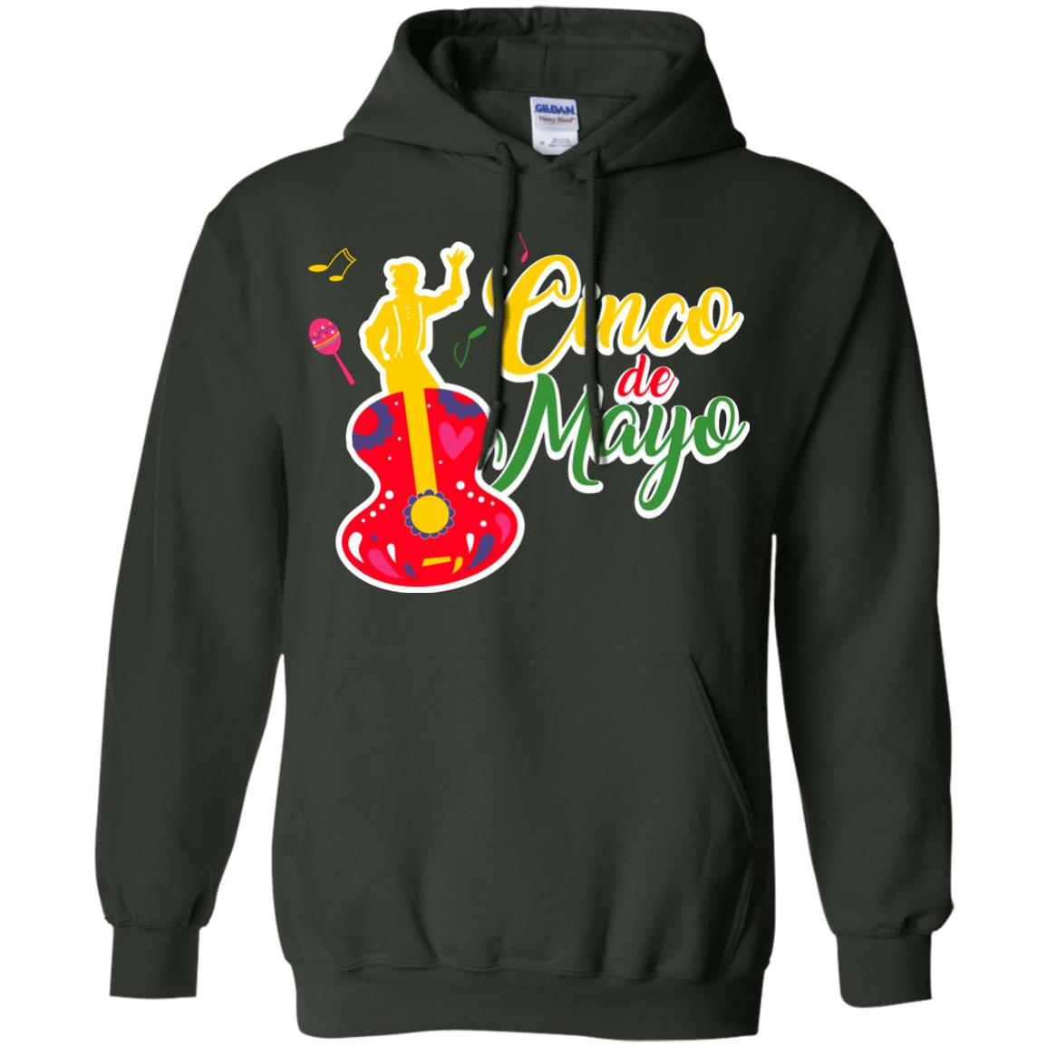 Cinco De Mayo Mexican Culture Festival On May 5th Shirt Forest Green