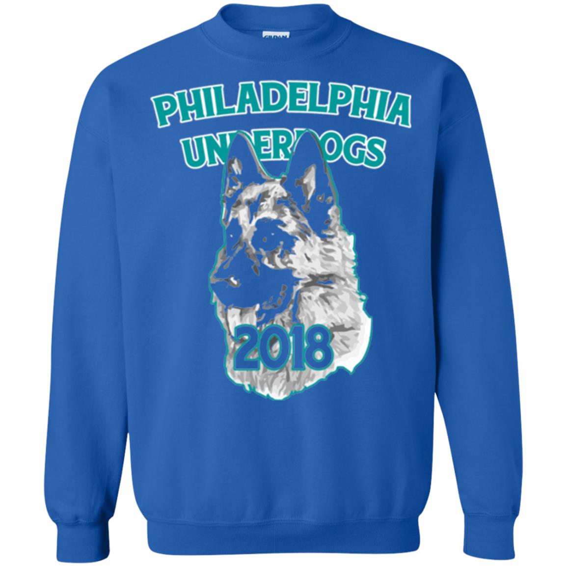 Dog Lover T-shirt Philadelphia Underdogs Celebration 2018 T-shirt Royal