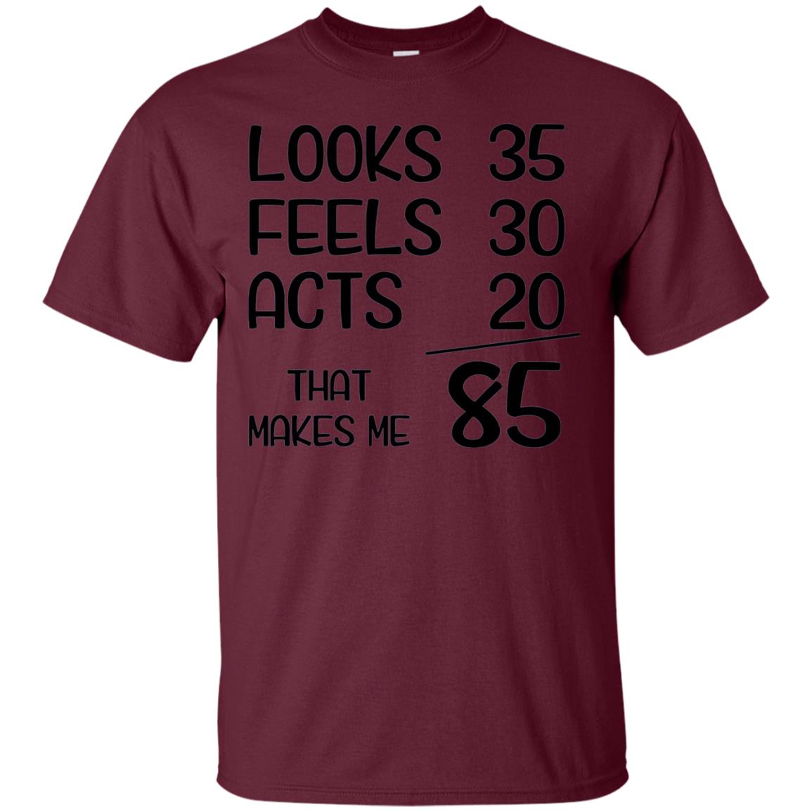 Funny 1933 85 Years Old 85th Birthday T-shirt Maroon