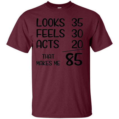 Funny 1933 85 Years Old 85th Birthday T-shirt Maroon