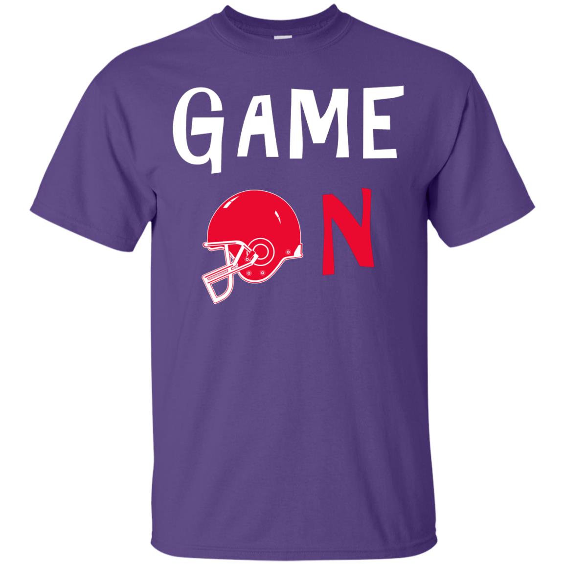 Football Lover T-shirt Game On Purple