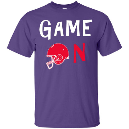 Football Lover T-shirt Game On Purple