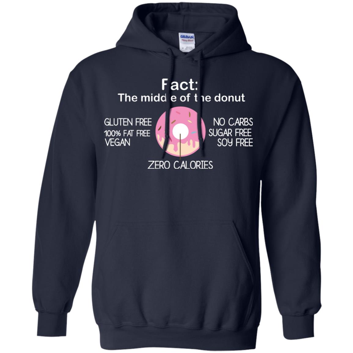 Fact The Middle Of The Donut Zero Calories Shirt Navy