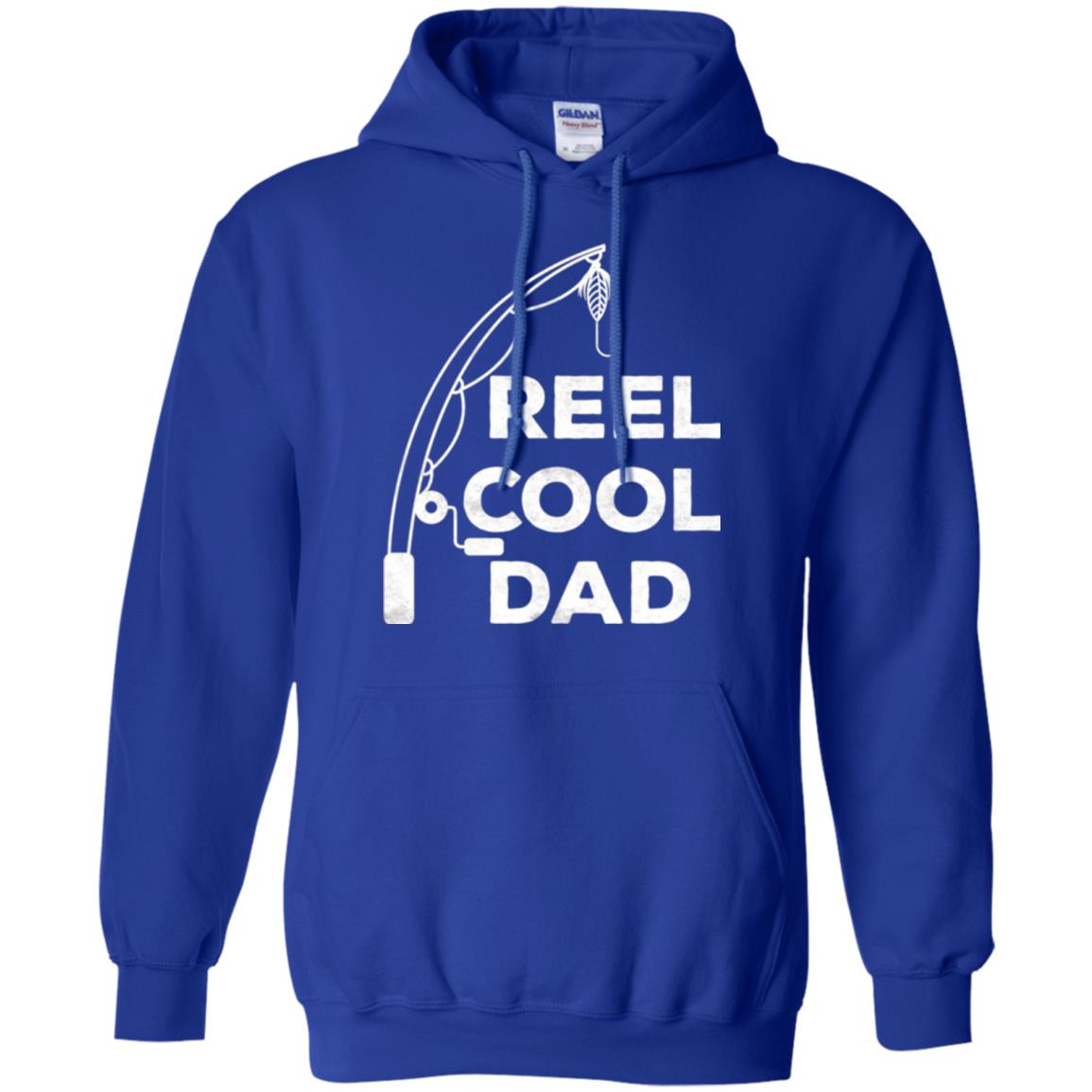 Fisherman T-shirt Reel Cool Dad Royal