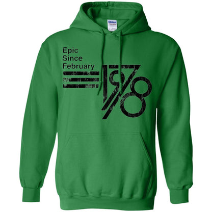 Epic Since February 1978 Birthday Gift T-shirt Irish Green