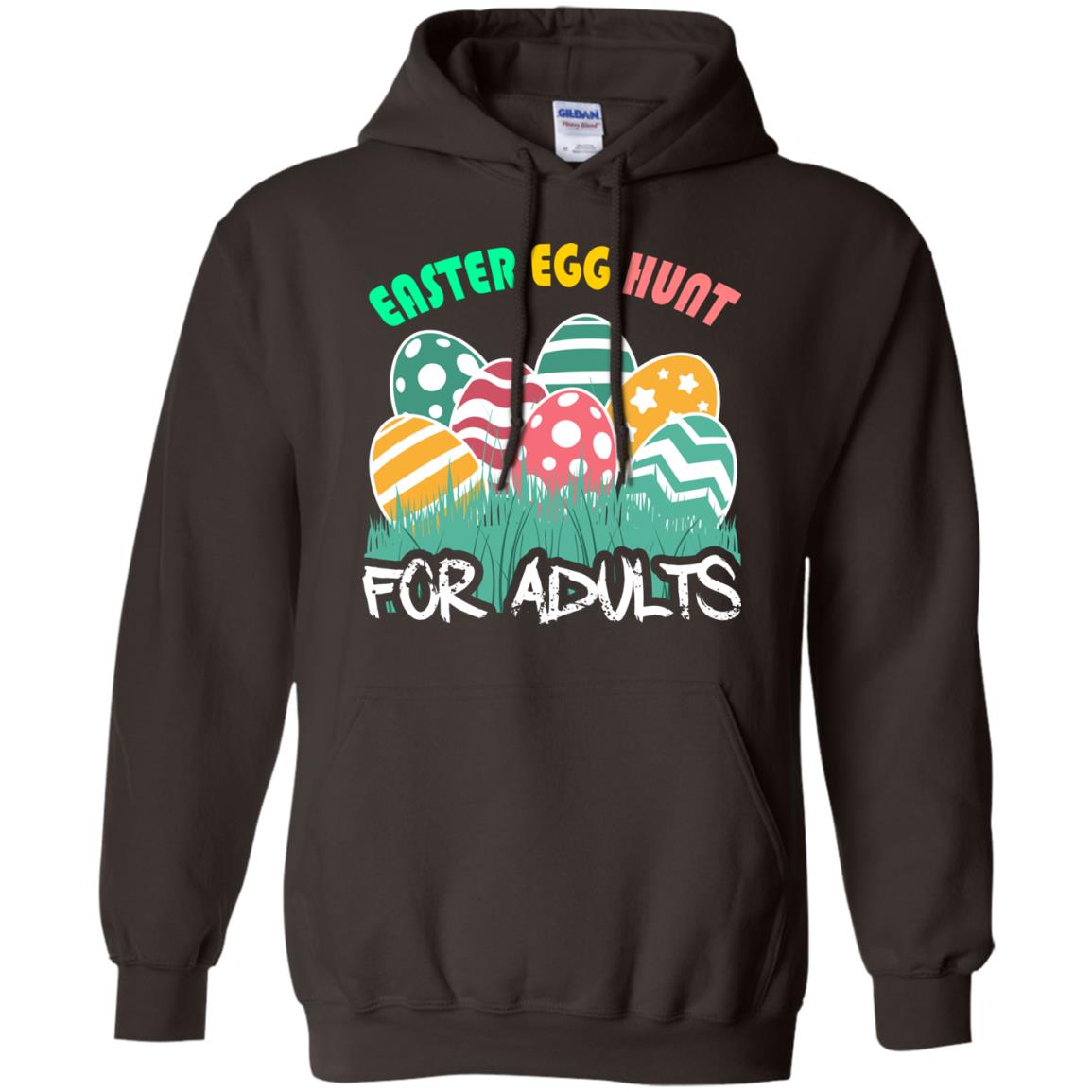 Easter Egg Hunt For Adults Easter Day T-shirt Dark Chocolate