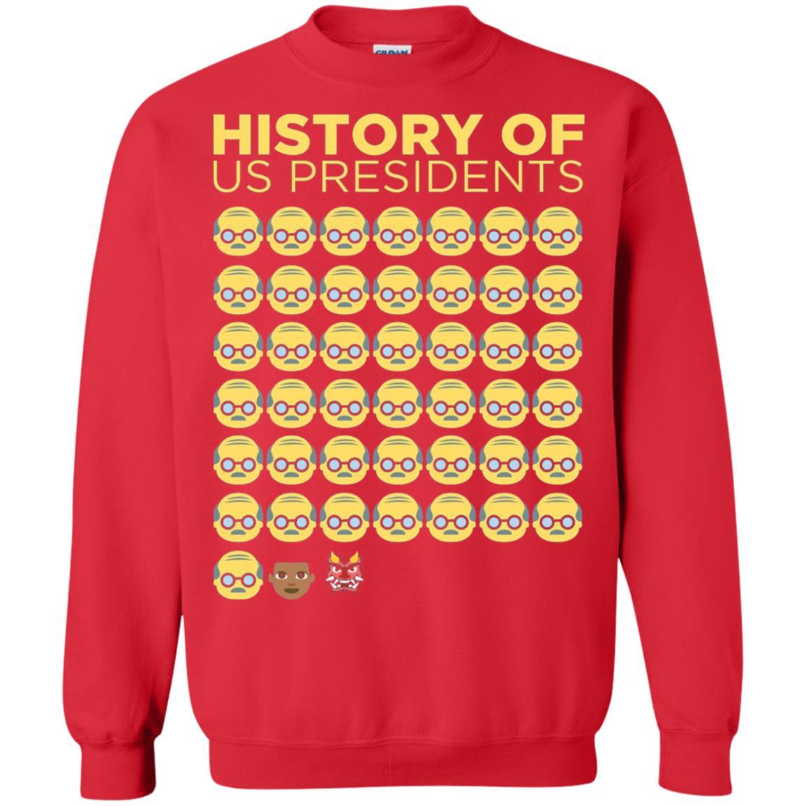 Anti Trump T-shirt History Of Us Presidents Red
