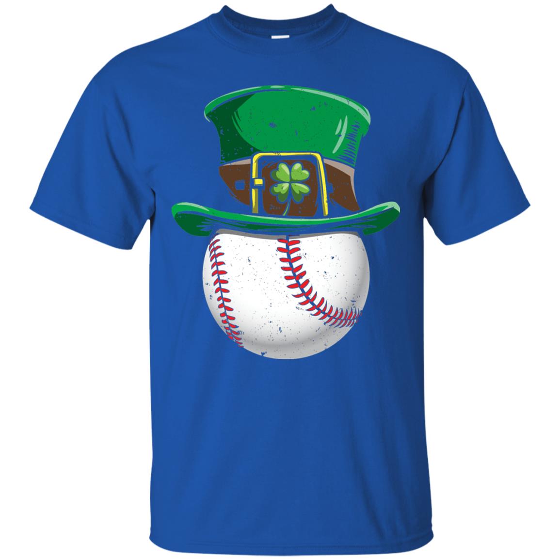 Leprechaun St. Patrick_s Day Baseball Ball T-shirt Royal