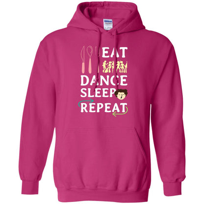 Eat Dance Sleep Repeat Dance Lover Shirt Heliconia