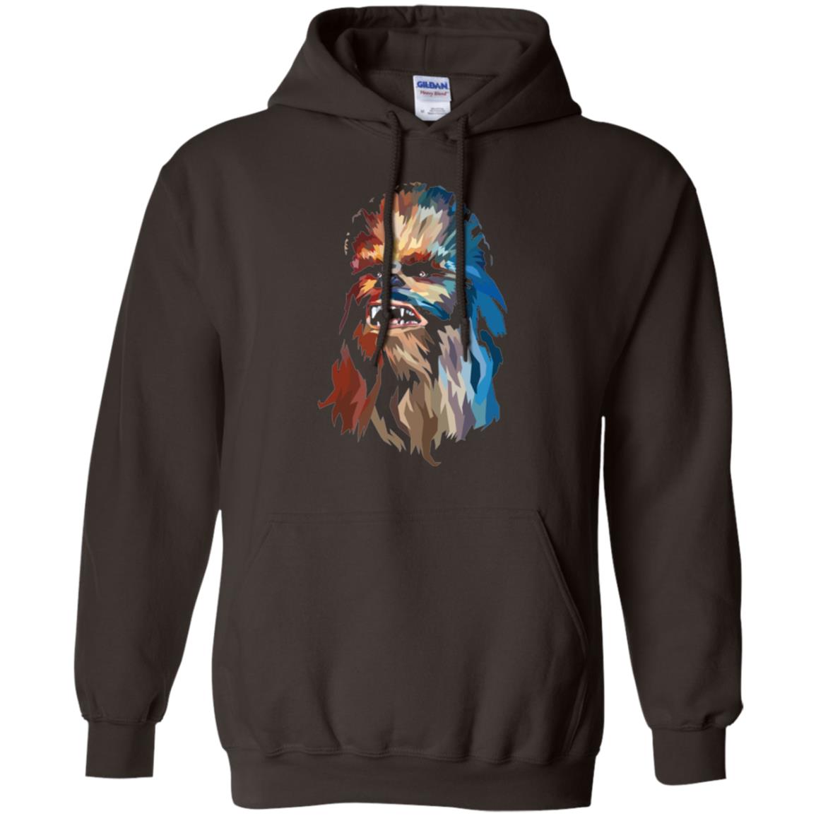 Chewbacca Art T-shirt Dark Chocolate
