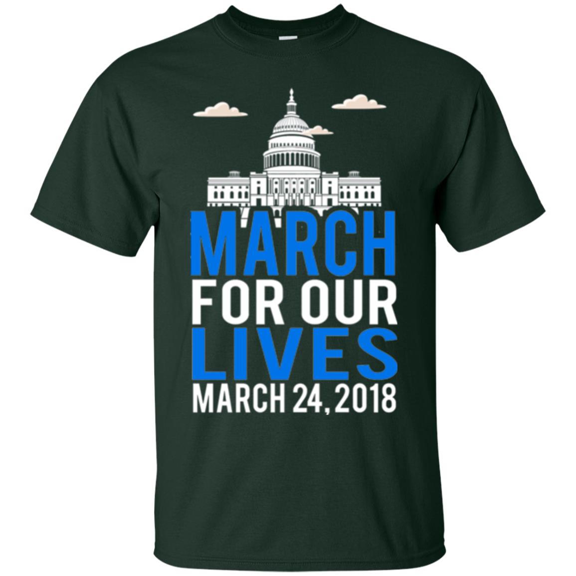 March For Our Lives Anti Gun T-shirt Forest