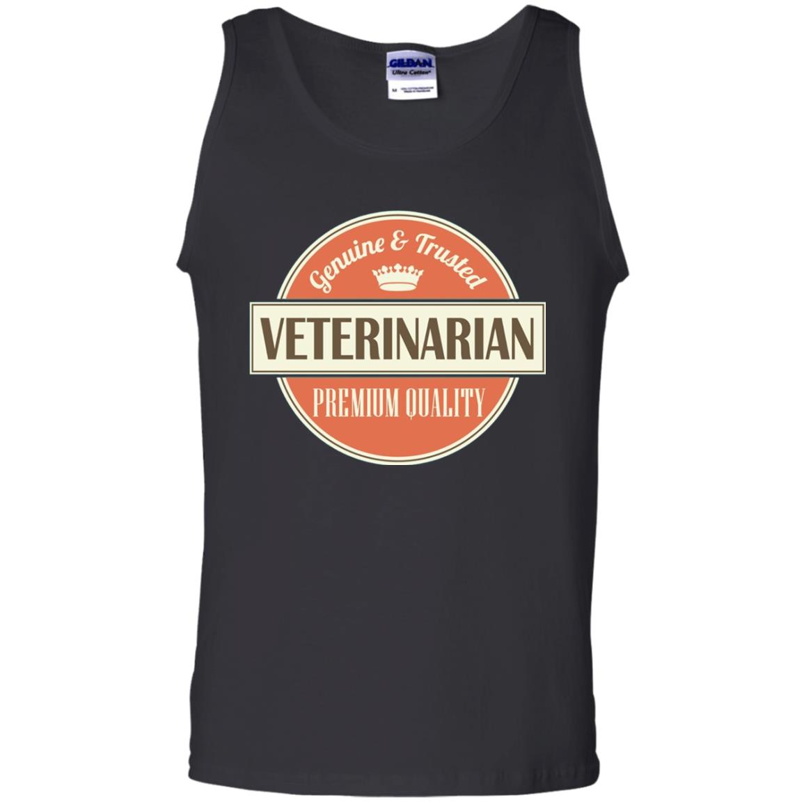 Veterinarian T-shirt Genuine And Trusted Permium Quality Black
