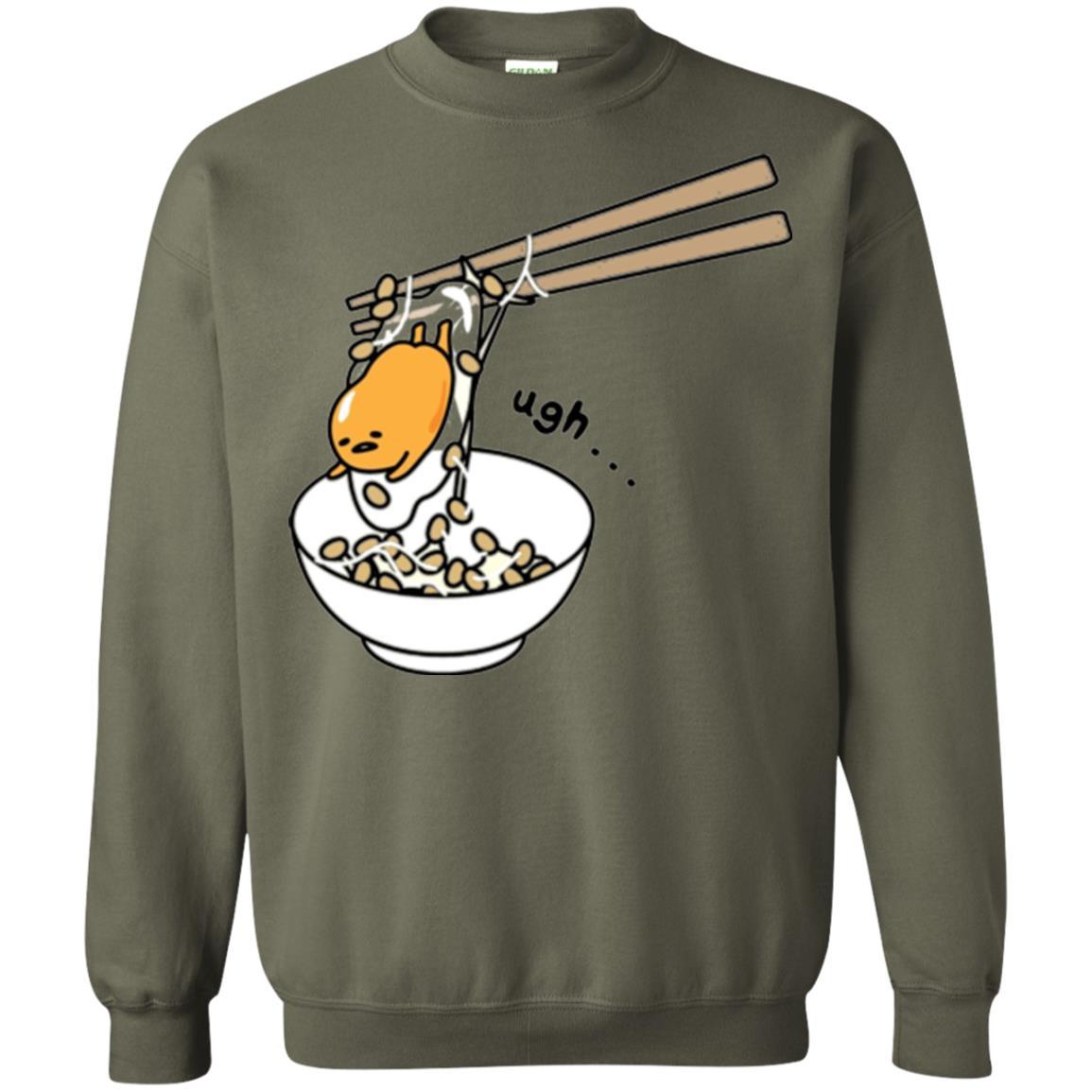 Film T-shirt Gudetama Chopsticks Military Green