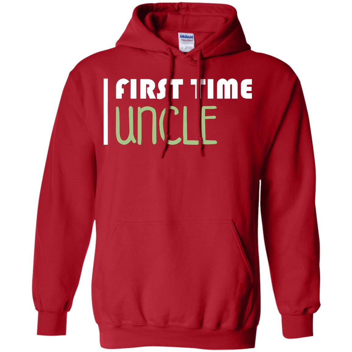 First Time Uncle New Uncle Shirt Red