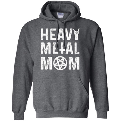 Heavy Metal Mom Vintage Band Music Concert Mother T-shirt Dark Heather