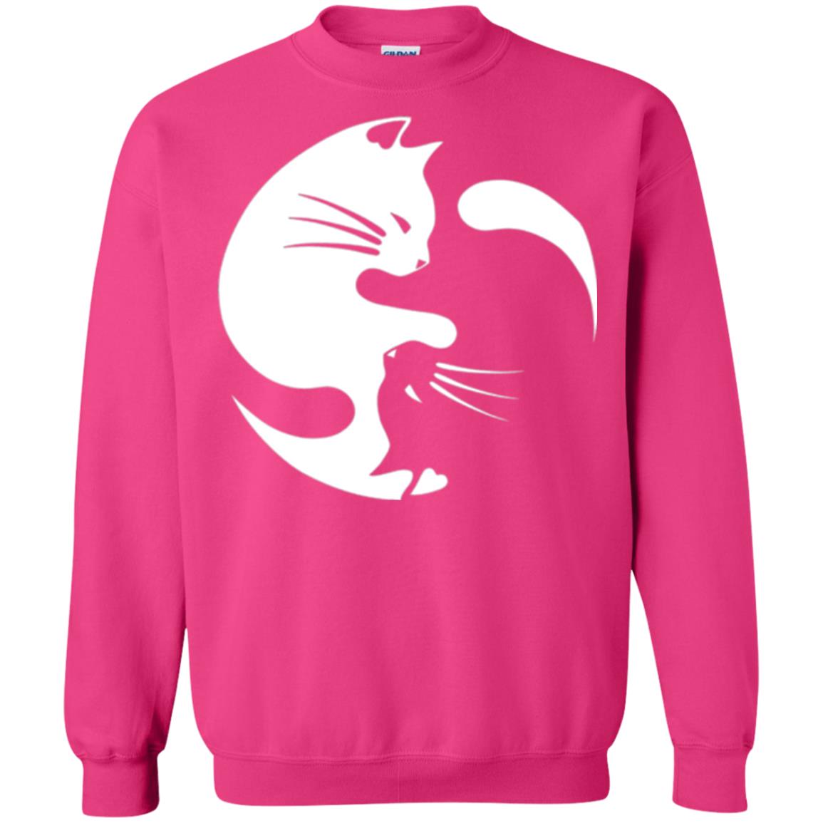 Ying Yang Cat T-shirt Heliconia