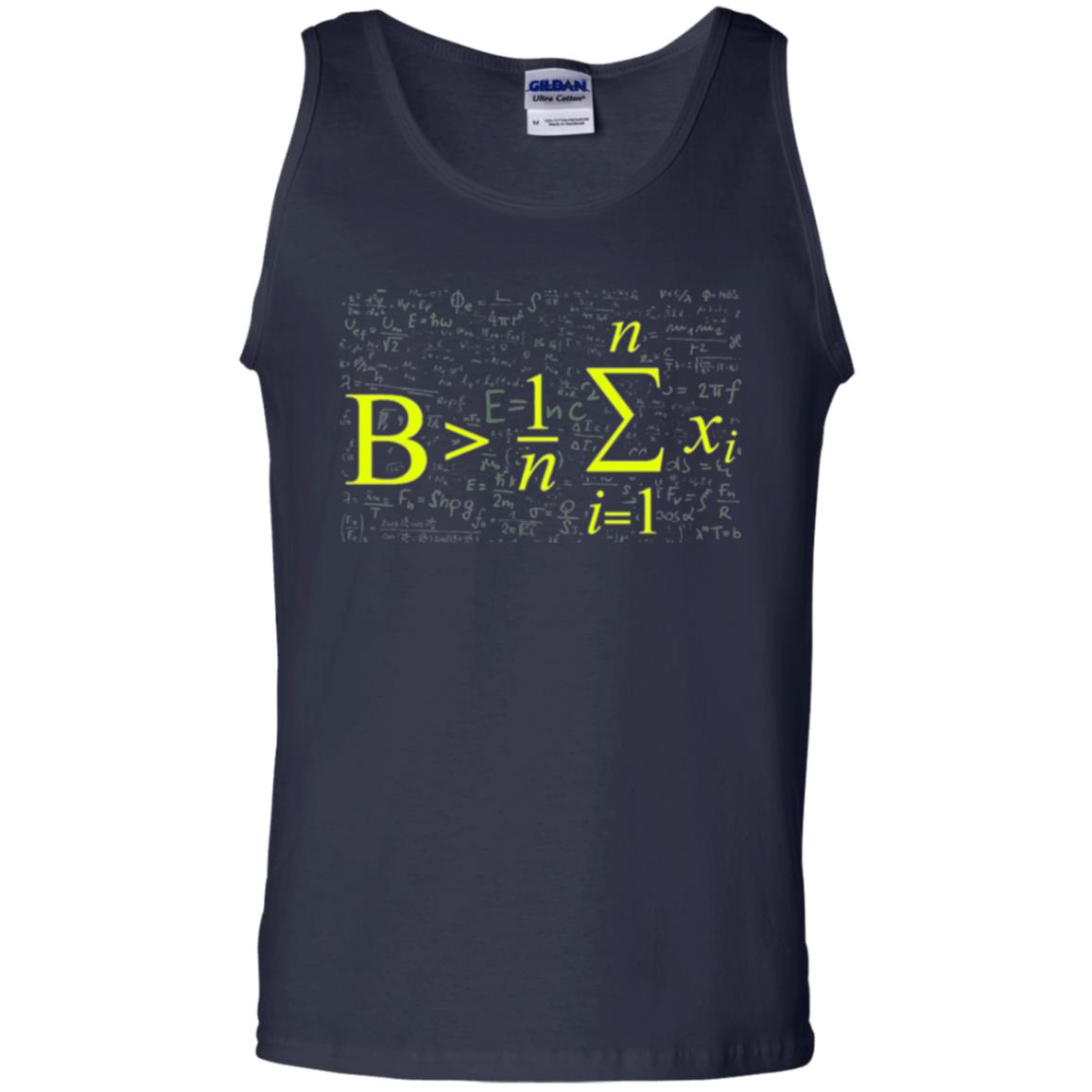 Be Greater Than Average Funny Math Lovers T-shirt Navy