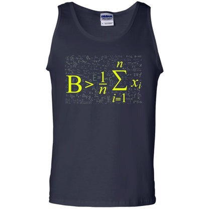 Be Greater Than Average Funny Math Lovers T-shirt Navy