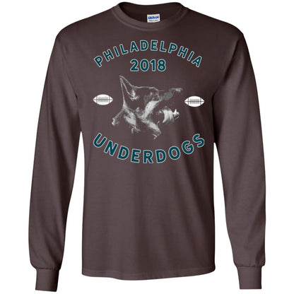 Dog Lover T-shirt Philly Philadelphia Underdogs Lii Game Day Dark Chocolate