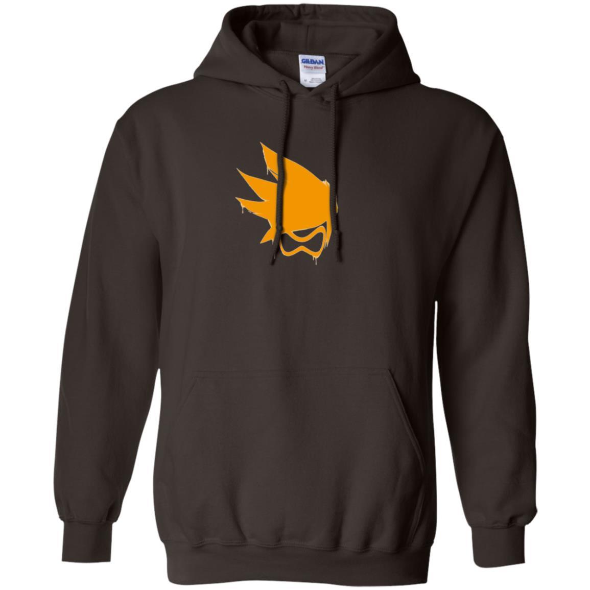 Film T-shirt Tracer Orange Spray T-shirt Dark Chocolate
