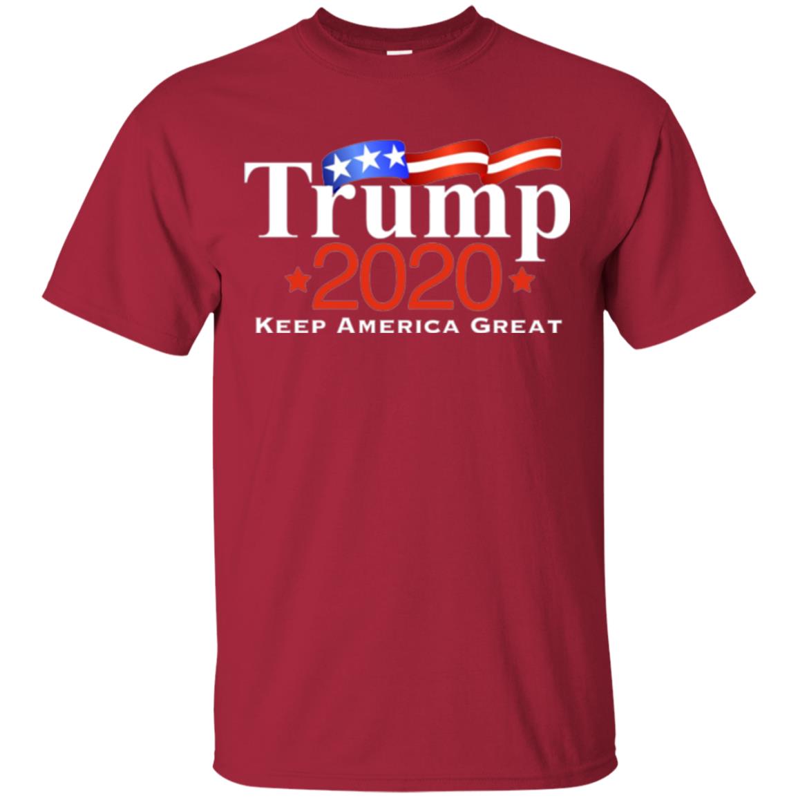 Pro Trump 2020 Keep America Great T-shirt Cardinal