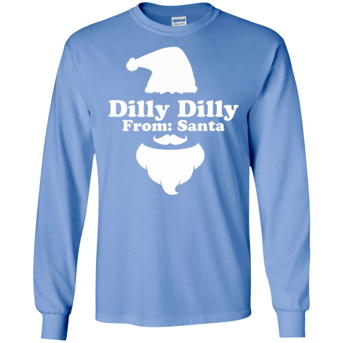 Christmas T-shirt Dilly Dilly From Santa Carolina Blue