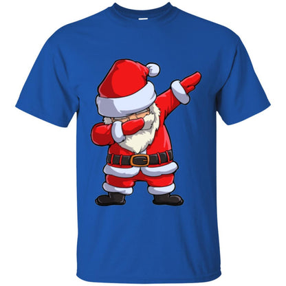 Christmas T-shirt Dabbing Santa Claus Royal