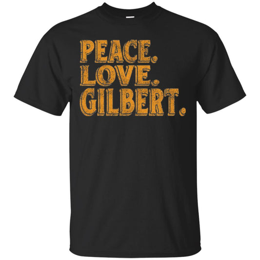 Peaceful T-shirt Peace Love Gilbert Black