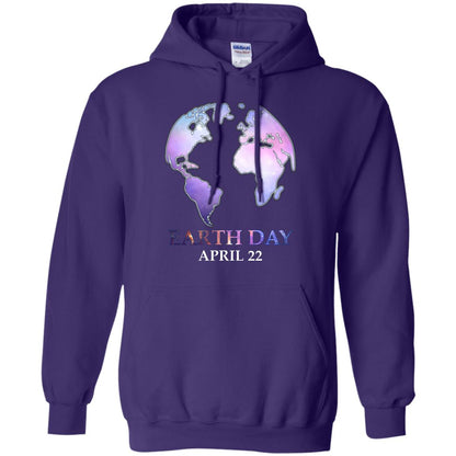 Earth Day April 22 T-shirt For Save The Environment Purple