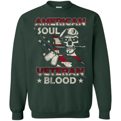 American Soul Veteran Blood Shirt Forest Green