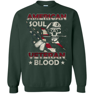 American Soul Veteran Blood Shirt