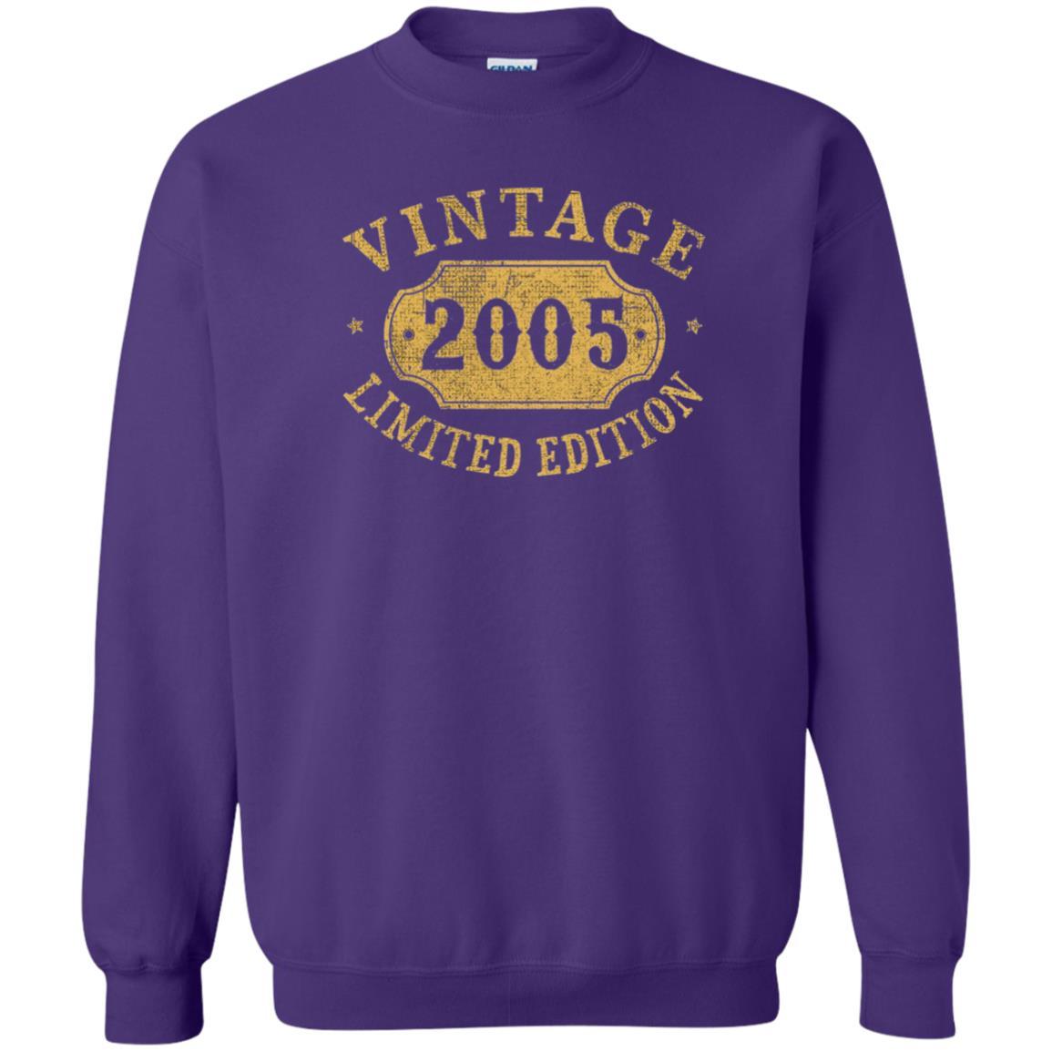 Brithday T-shirt Vintage 2005 Limited Edition Purple