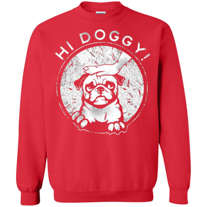 Dog Lovers T-shirt Hi Doggy Red