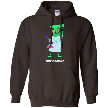 Cute Trivia Crack Scientist Al T-shirt Dark Chocolate