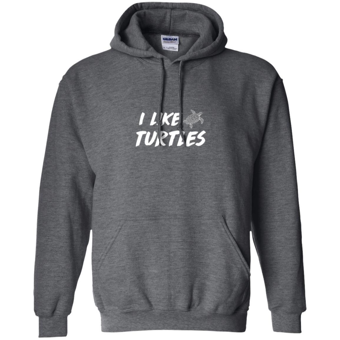Turtle Lover T-shirt I Like Turtles Dark Heather