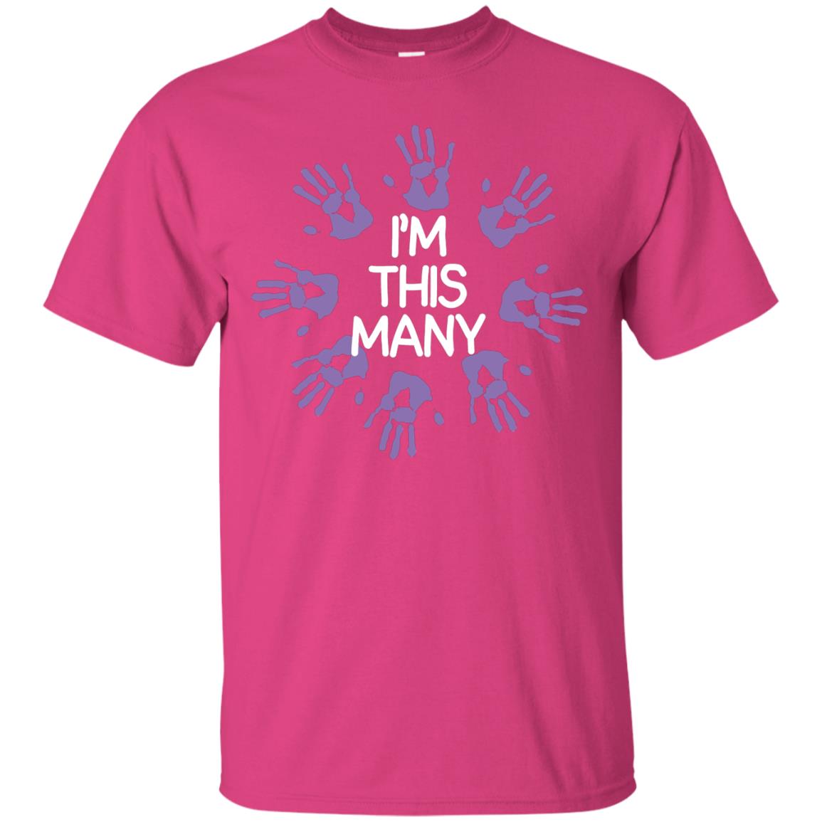 I_m This Many 40th Birthday Shirt Heliconia