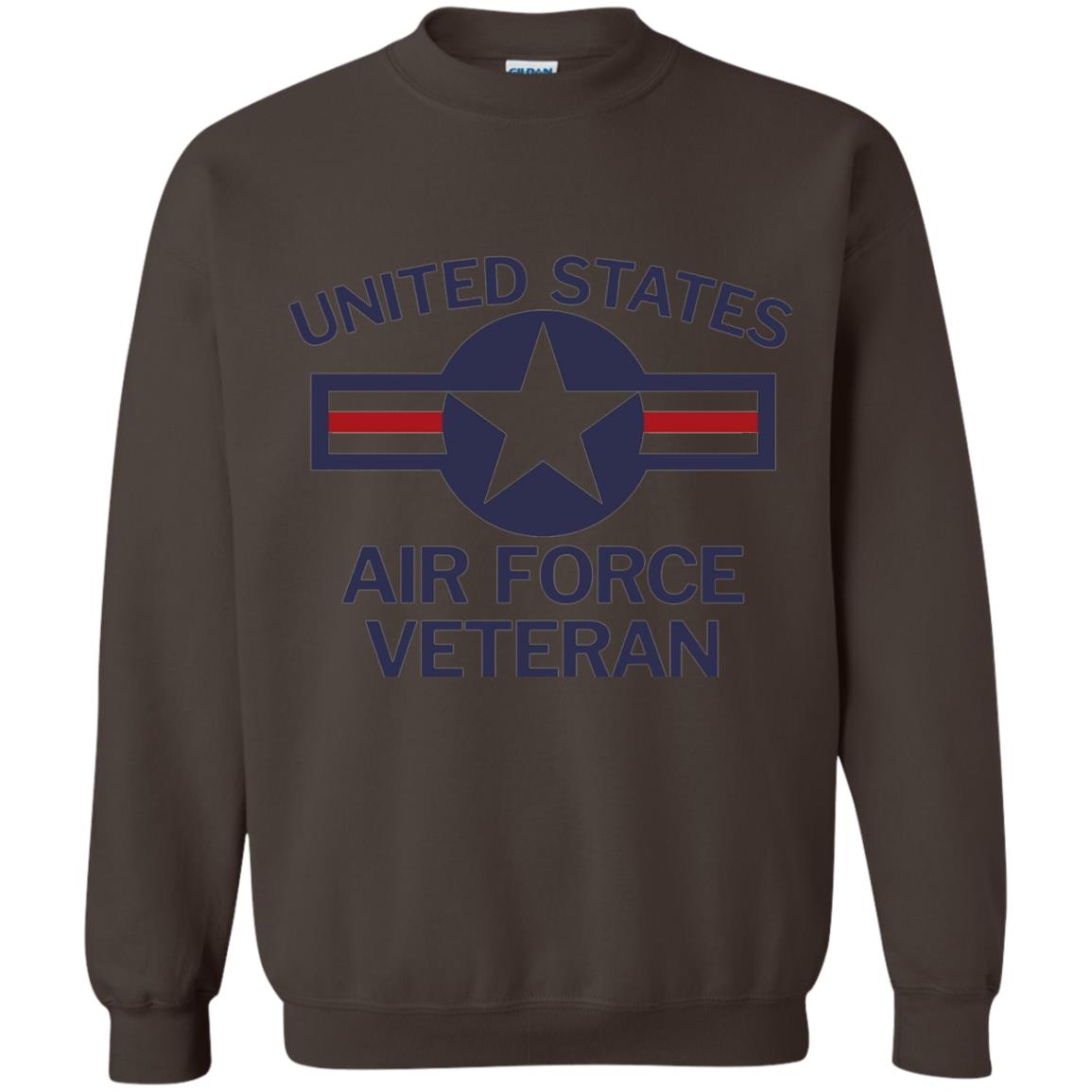United States Air Force Veteran T-shirt Dark Chocolate