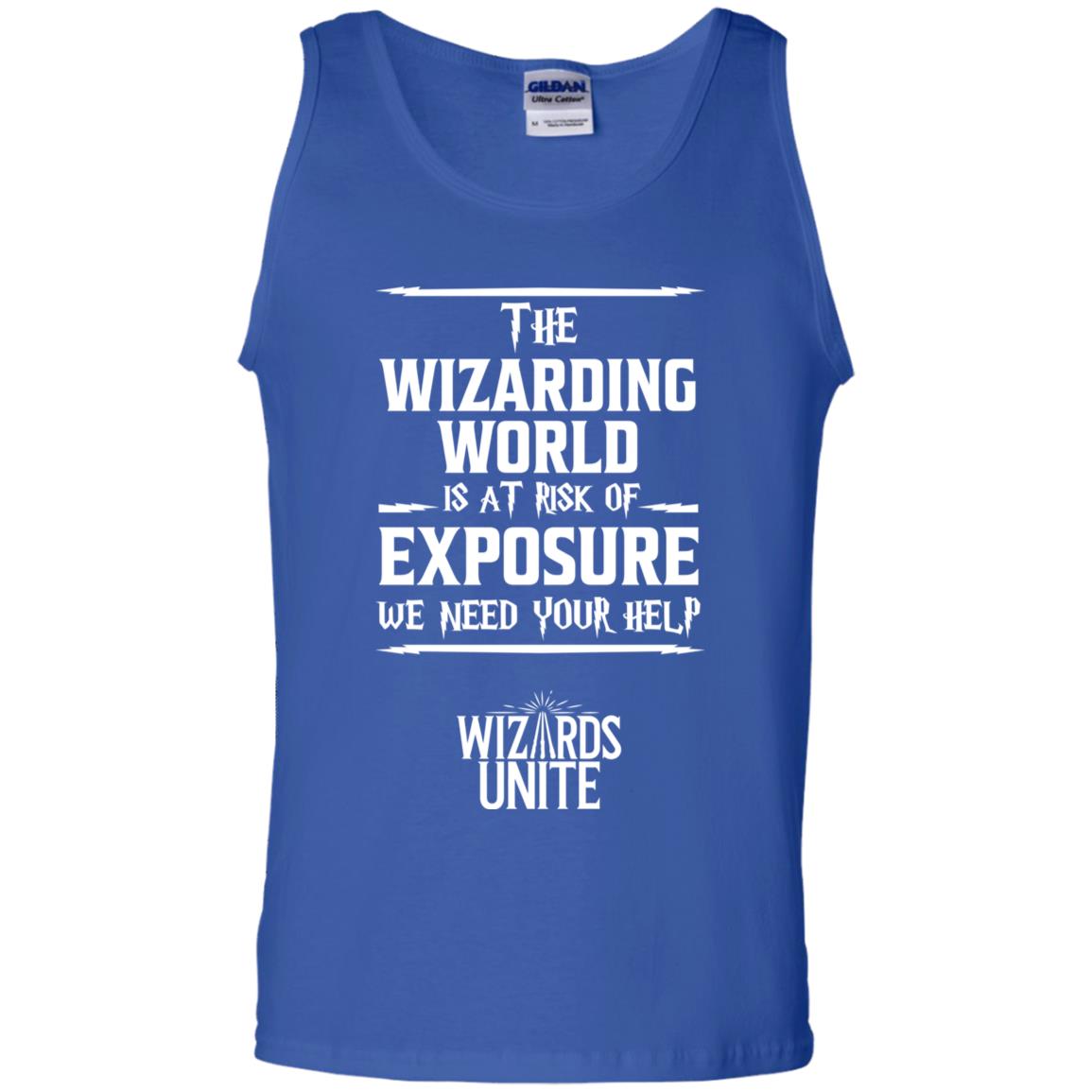 The Wizarding World Is At Risk Of Exposure Harry Potter T-shirt Royal