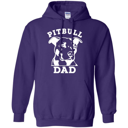 Pit Bull Dad T-shirt Pitbull Lovers Purple
