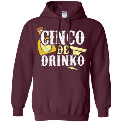 Cinco De Mayo Drinko Celebration T-shirt Maroon