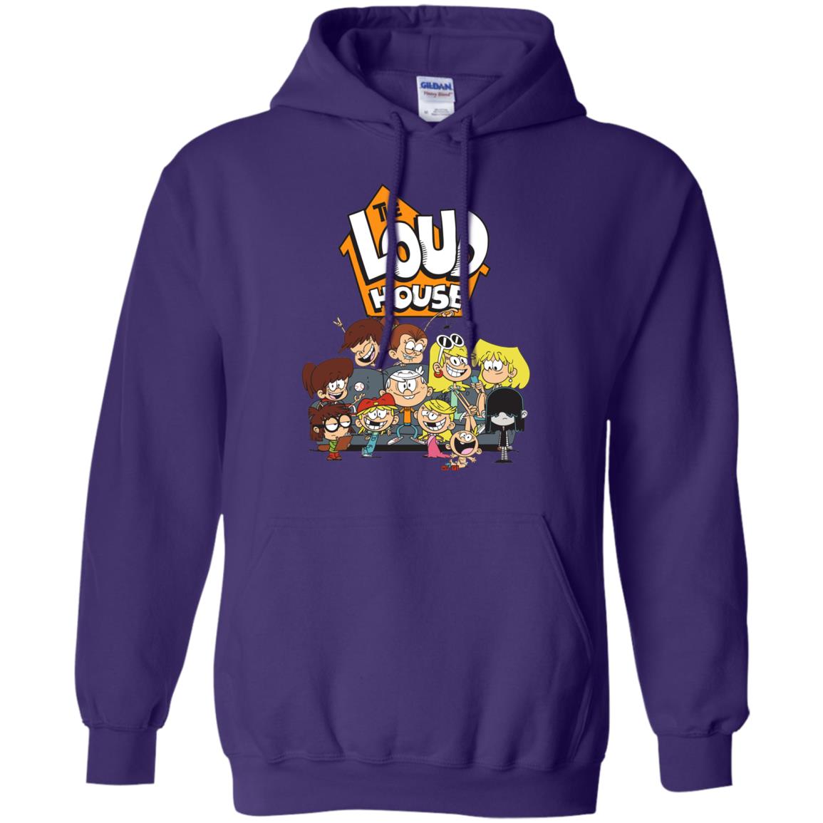 Nickelodeon The Loud House Character T-shirt Purple