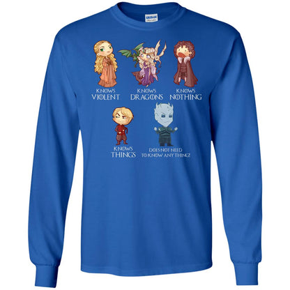 Know Something Game Of Thrones Fan T-shirt Royal