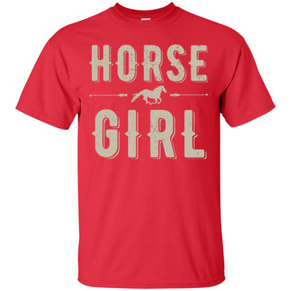 Horse Girl T-shirt Red