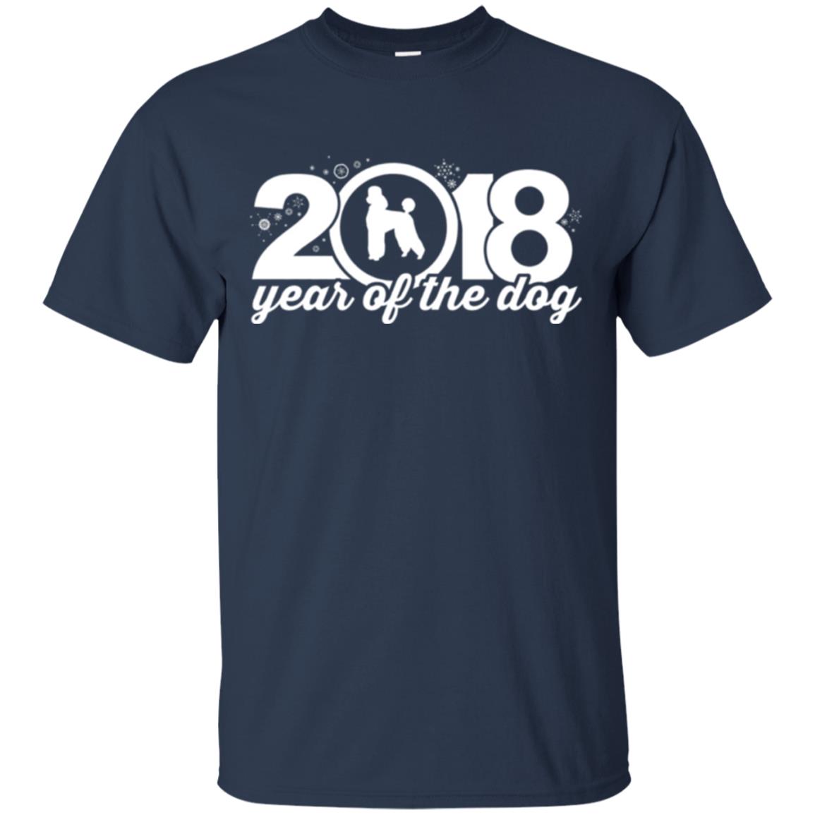 New Year T-shirt 2018 Year Of The Dog Navy