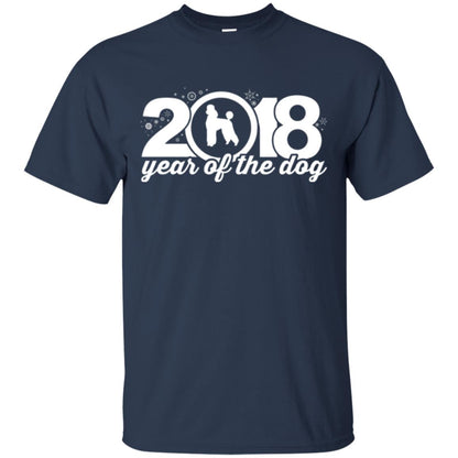 New Year T-shirt 2018 Year Of The Dog Navy