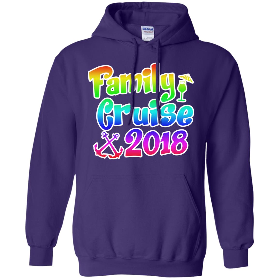 Family T-shirt Cruise 2018 Purple