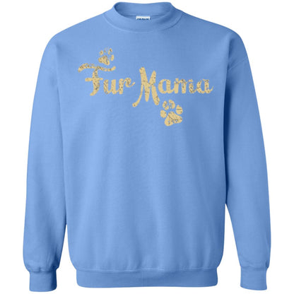 Fur Mama Mommy Love Dog T-shirt Carolina Blue