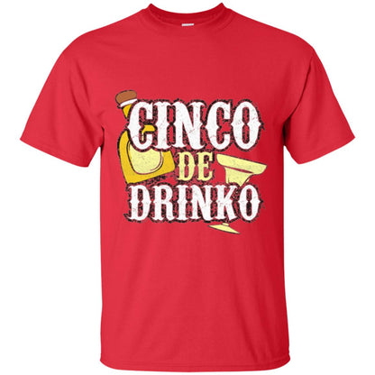 Funny Cinco De Mayo Drinko Celebration T-shirt Red